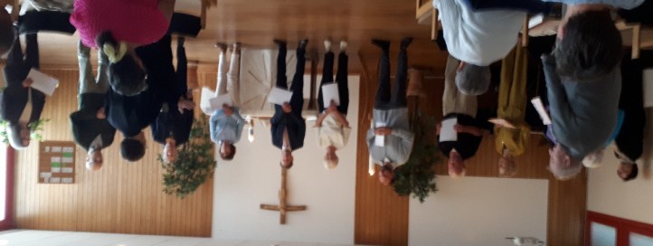 Die Jubiliare im Kirchenraum