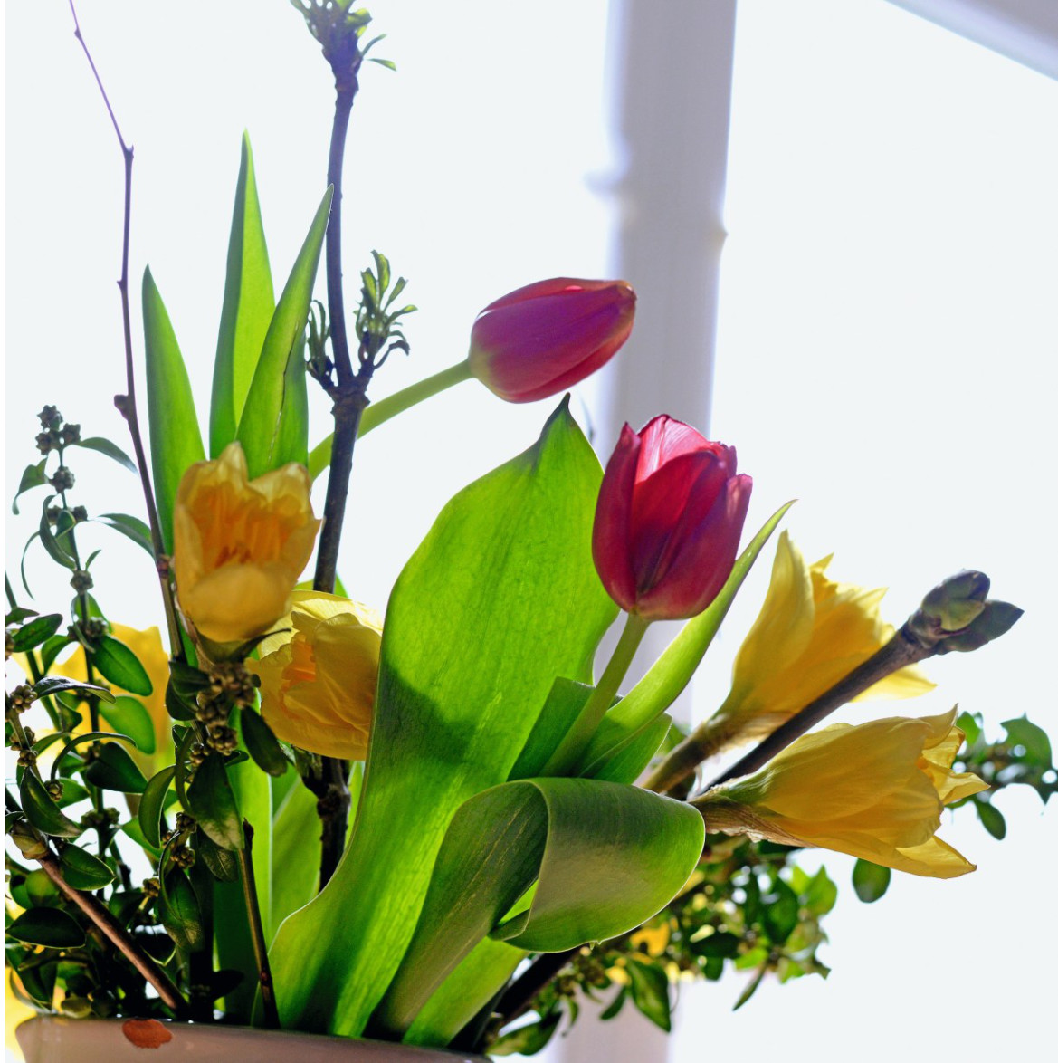 Ein Bund Frühlingsblumen